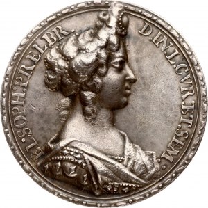 Medaglia di Curlandia ND (1691) Principessa Elisabetta Sofia di Brandeburgo (R5)