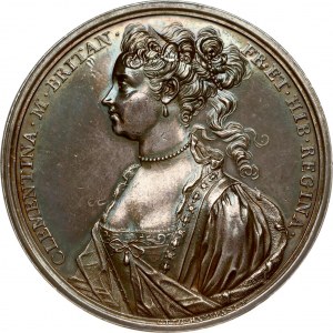 Polen Medaille, geprägt zur Erinnerung an die Flucht der Prinzessin von Innsbruck nach Rom 1719 (R3)
