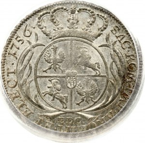 Poľsko Taler 1756 EDC (R1) PCGS MS 62 MAX GRADE