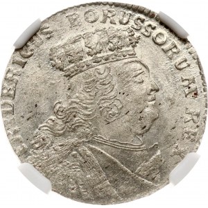 Poľsko Szostak 1756 EC Lipsk NGC MS 64