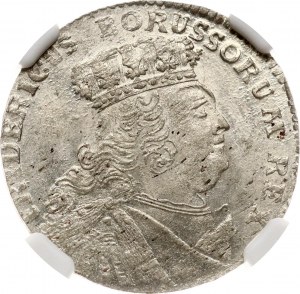 Polsko Szostak 1756 EC Lipsk NGC MS 64