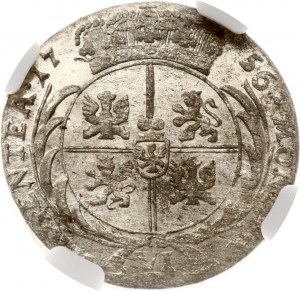 Poľsko Szostak 1756 EC Lipsk NGC MS 64