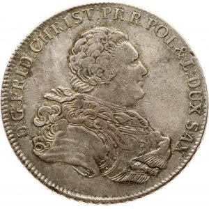 Poland Saxony Taler 1763 EDC
