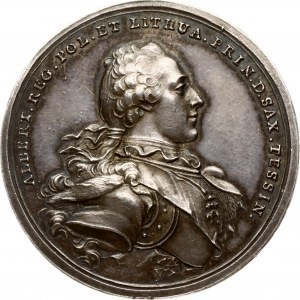 Poľsko Medaila ND (1766) Albert Kazimierz Sasko-Cieszynski