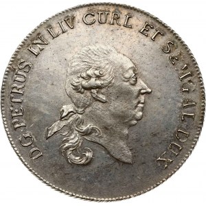 Poland Livonia Courland and Semigallia 1 Thaler 1780 Mitau