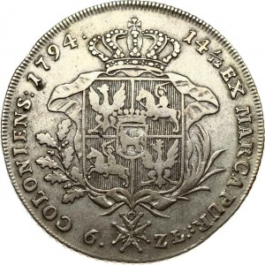 Pologne Taler 1794 Varsovie (R)