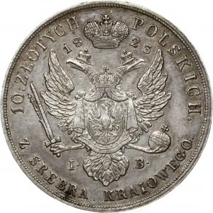 Polonia 10 Zlotych 1823 IB (R) RARA