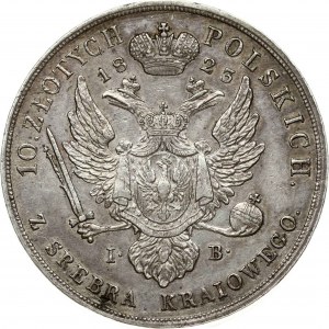 Pologne 10 Zlotych 1823 IB (R) RARE