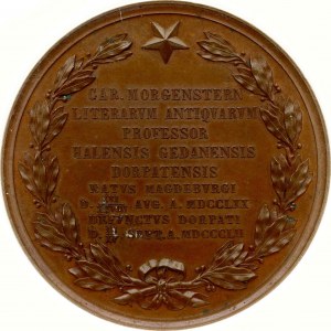 Medal Polski 1852 Karl Morgenstern NGC MS 64 BN