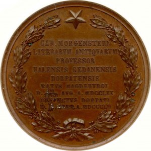 Polen Medaille 1852 Karl Morgenstern NGC MS 64 BN