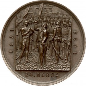 Poľsko Medaila k 100. výročiu bitky pri Raclawiciach 1894