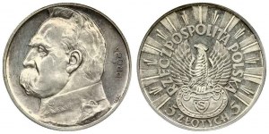 Polska 5 złotych 1934 PROBA PCGS PR 61