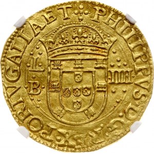 Portugal 4 Cruzados ND (1621-1640) LB NGC MS 63 TOP POP