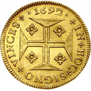 Portugalsko 4000 Reis 1692