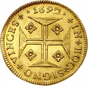 Portugalsko 4000 Reis 1692