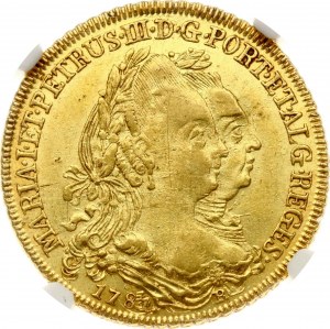 Portugalsko Pre Brazíliu 6400 reis 1781 R NGC MS 61