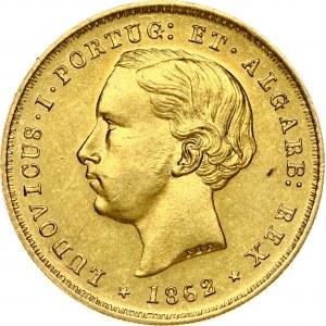 Portugalsko 5000 Reis 1862
