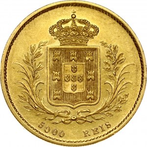 Portugal 5000 Reis 1862