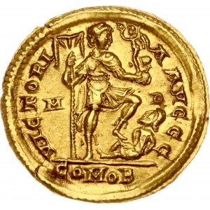 Římská říše AV Solidus (402-406) Milán