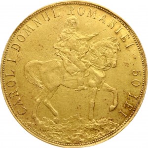 Romania 50 Lei 1906 Reign