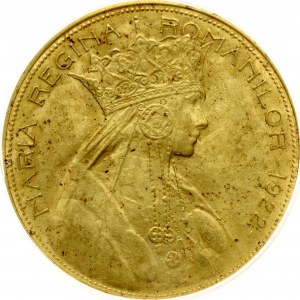 Roumanie 50 Lei 1922 Coronation PCGS MS 61