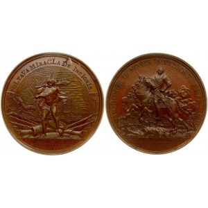 Russland Medaille ND (1709) Schlacht von Poltawa NGC MS 64 BN TOP POP