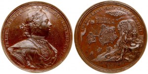 Rosja Medal ND (1710) Kexholm NGC MS 64 BN PL TOP POP