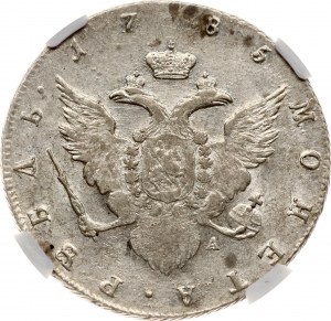 Rubel rosyjski 1785 СПБ-ЯА (R) NGC AU 50