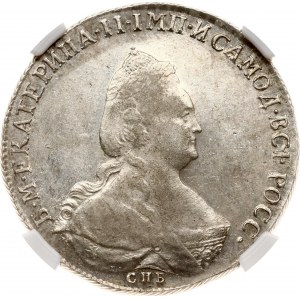 Rublo russo 1795 СПБ-АК NGC AU 55