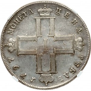 Rusko ťažký rubeľ 1797 СМ-ФЦ (R) NGC AU DETAILY