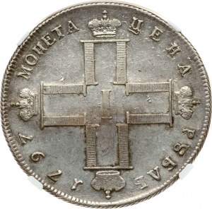 Rusko Těžký rubl 1797 СМ-ФЦ (R) NGC AU DETAILY