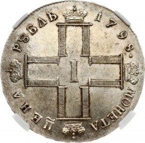 Russland Rubel 1798 СМ-МБ NGC MS 63