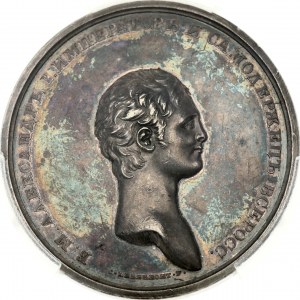 Rusko Strieborná medaila 1801 Korunovácia PCGS SP 61 MAX GRADE