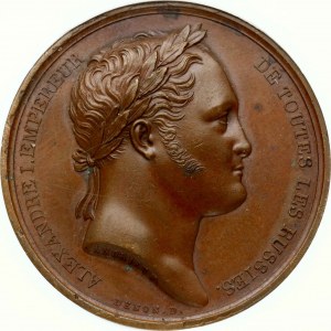 Medal 1814 Wizyta Aleksandra I w Paryżu NGC MS 62 BN