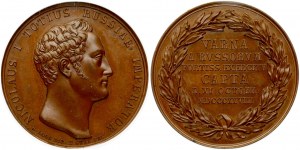 Medaile 1828 Dobytí Varny NGC MS 64 BN
