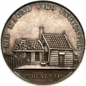 Medaglia d'argento Russia 1839 Visita del Granduca (R2) NGC MS 60 TOP POP