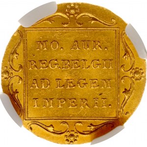Rusko Imitácia holandského dukátu 1849 NGC MS 63
