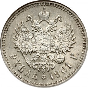 Rubel rosyjski 1901 ФЗ NGC MS 61
