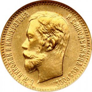 Russie 5 Roubles 1902 АР NGC MS 67