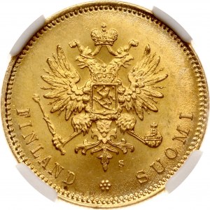 Rosja za Finlandię 20 Markkaa 1913 NGC MS 65