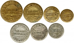 Tannu Tuva 1 - 20 Kopecks 1934 Lot de 7 pièces