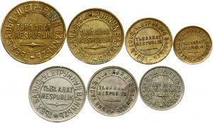 Tannu Tuva 1 - 20 kopiejek 1934 Partia 7 monet