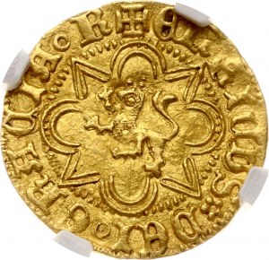 Španělsko Kastilie a León 1/2 Castellano ND (1471-1474) S NGC MS 62 TOP POP