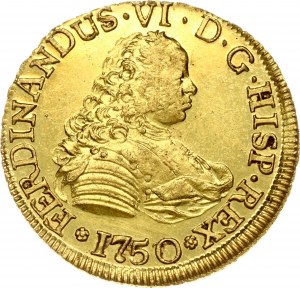 Spagna per Cile 4 Escudos 1750/3 So J