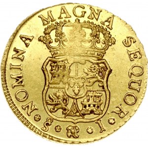 Spain For Chile 4 Escudos 1750/3 So J