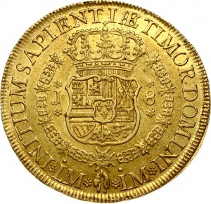 Hiszpania Za Peru 8 Escudos 1751 LMJ