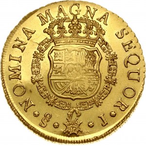 Spain For Chile 8 Escudos 1751 So J