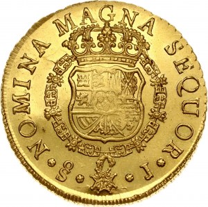 Spain For Chile 8 Escudos 1751 So J