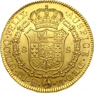 Španělsko 8 Escudos 1772 MPJ