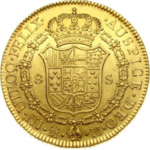 Hiszpania 8 Escudos 1772 MPJ